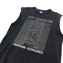 Load image into Gallery viewer, Joy Division Unknown Pleasures Cut Off Tank Top - Size L
