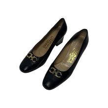 Load image into Gallery viewer, Women's Ferragamo Horse Bit Pumps - Size 6.5
