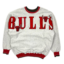 Load image into Gallery viewer, Chicago Bulls Jumbo Spellout Crewneck Sweatshirt - Size XL
