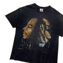 Load image into Gallery viewer, Distressed Bob Marley Lion Tee - Size XL

