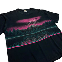 Load image into Gallery viewer, 1991 Lightning Nature Scene Habitat Tee - Size XL
