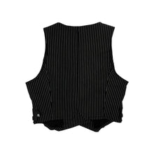 Load image into Gallery viewer, Deadstock Women&#39;s Tripp NYC Hot Topic Pinstripe Cropped Vest - Size L
