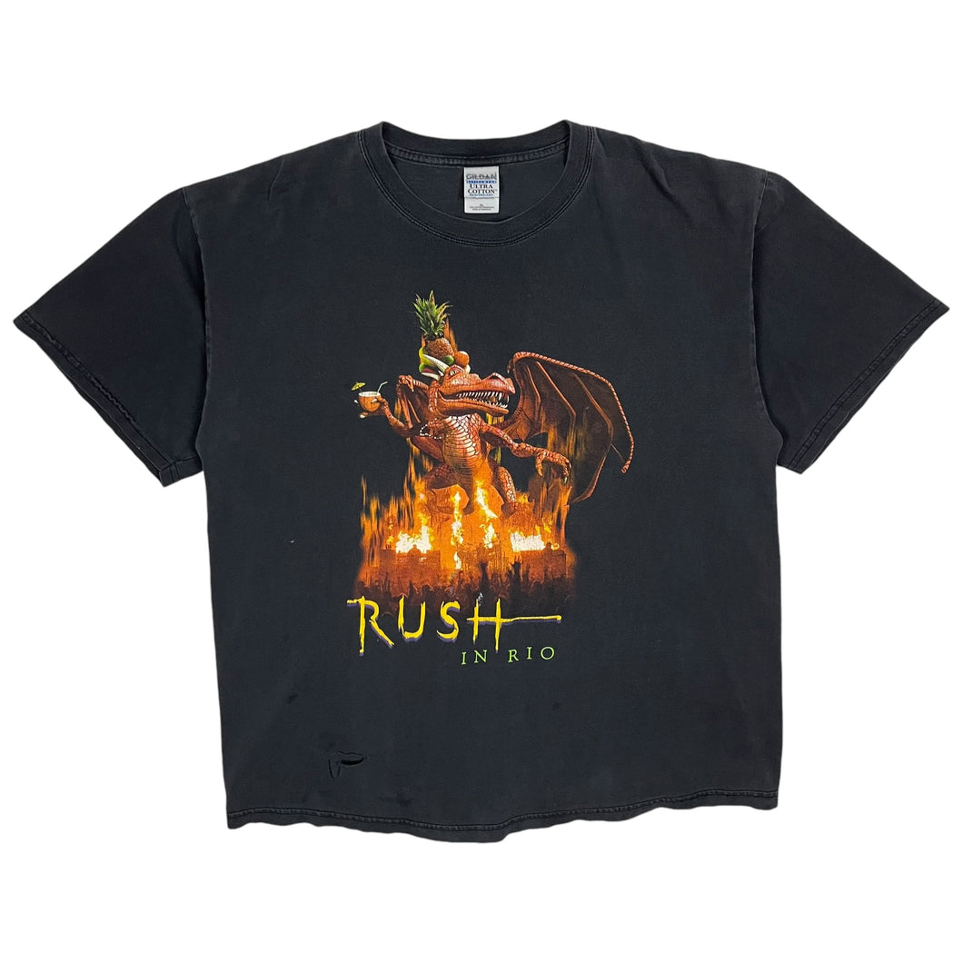 2002 Rush Live In Rio Concert Tee - Size XL