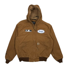 Load image into Gallery viewer, Snafu Manson Eyes Carhartt Hooded Work Jacket - Size L
