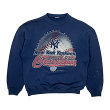 Load image into Gallery viewer, 1999 New York Yankees World Series Champions Crewneck Sweatshirt - Size M

