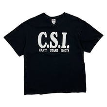Load image into Gallery viewer, CSI Can't Stand Idiots Tee - Size L
