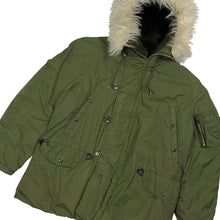 Load image into Gallery viewer, 1995 US Army Type N-3B Extreme Cold Weather Schott Bros Parka - Size L
