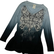 Load image into Gallery viewer, Women's Vocal Embellished Gradient Top - Size M/L

