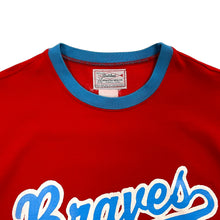 Load image into Gallery viewer, Braves Script Logo Sand Knit Southland Ringer Jersey - Size XL
