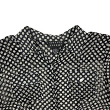 Load image into Gallery viewer, Women&#39;s Spencer Jeremy Polka Dot Silk Button Up - Size L
