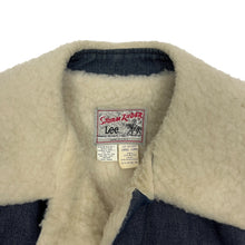 Load image into Gallery viewer, Lee Storm Rider Sherpa Lined USA Made Denim Jacket - Size L

