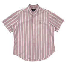 Load image into Gallery viewer, Polo By Ralph Lauren Stripped Short Sleeve Button Up Shirt - XL
