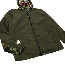 Load image into Gallery viewer, A Bathing Ape 1ST Camo Shark Windbreaker Jacket - Size L
