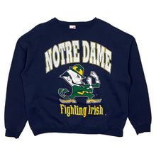 Load image into Gallery viewer, Notre Dame USA Made Colligate Crewneck Sweatshirt - Size XXL
