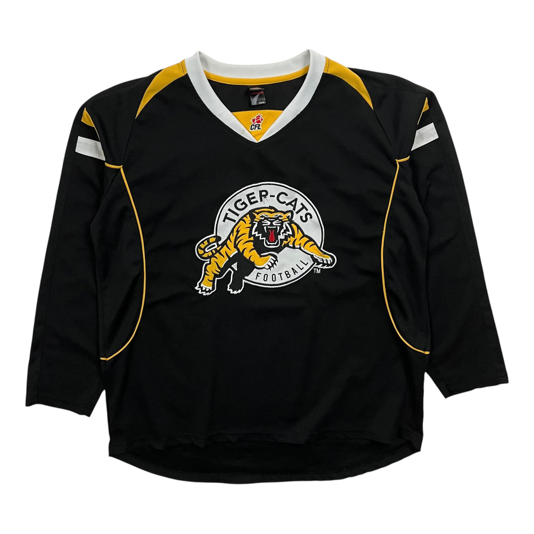 Hamilton Tiger Cats CFL Hockey Jersey - Size L/XL