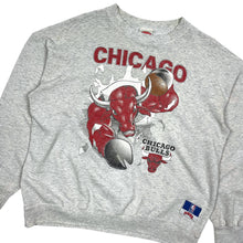 Load image into Gallery viewer, Chicago Bulls Nutmeg Mascot USA Made Crewneck Sweatshirt - Size XL
