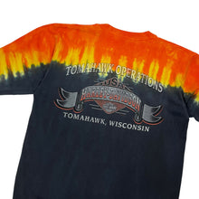 Load image into Gallery viewer, 2002 Harley-Davidson Feel The Heat Flame Tie-Dye Long Sleeve - Size L
