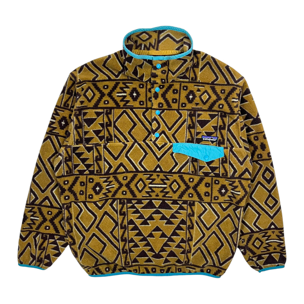 Patagonia Aztec Snap-T Synchilla Pullover - Size L