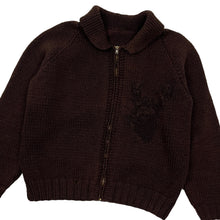 Load image into Gallery viewer, Chowichan Tonal Deer Knit Sweater - Size L
