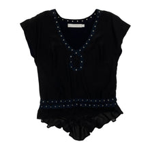 Load image into Gallery viewer, Women's All Saints Grommet Silk Blouse - Size M
