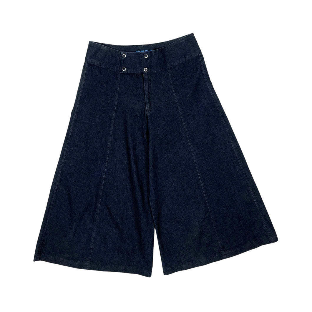 Women's Bodybag Wide Leg Denim Capris - Size XS/S