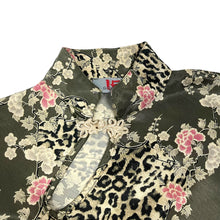 Load image into Gallery viewer, Women&#39;s If Ganas Satin Leopard &amp; Floral Print Top - Size L
