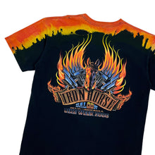Load image into Gallery viewer, Distressed Iron Horse Saloon Tie-Dye Biker Pocket Tee - Size XL
