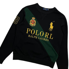 Load image into Gallery viewer, Polo By Ralph Lauren Big Pony Gold Crown Crewneck Sweatshirt - Size L
