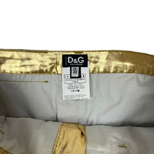 Load image into Gallery viewer, Women&#39;s Dolce &amp; Gabbana Gold Foil Skirt - Size M
