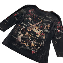 Load image into Gallery viewer, Women's Cactus Musical Top - Size S
