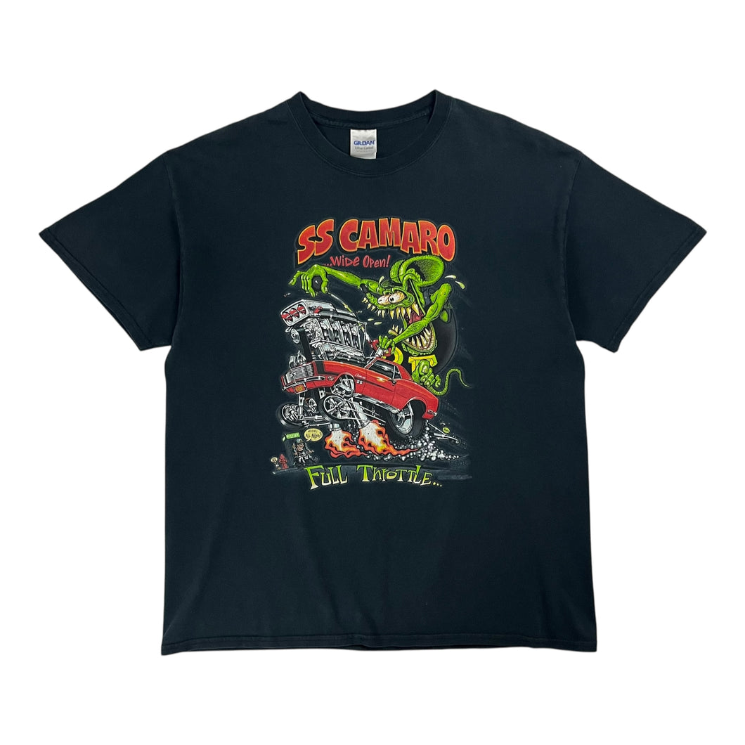 Rat Fink SS Camaro Full Throttle Tee - Size L