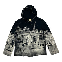 Load image into Gallery viewer, Women’s Jess &amp; Jane Paris Scene All Over Print Zip Up Hoodie - Size XL
