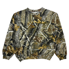 Load image into Gallery viewer, Realtree Hardwoods Camo Crewneck Sweatshirt - Size L/XL
