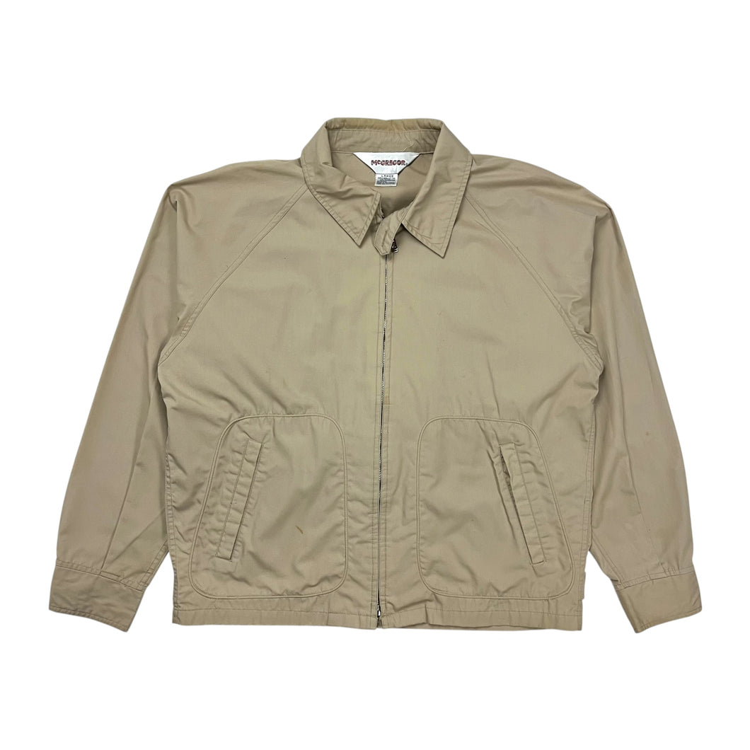 McGregor Cropped Zipped Harrington Jacket - Size L