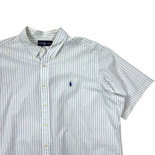 Load image into Gallery viewer, Polo By Ralph Lauren Stripped Short Sleeve Button Up Shirt - XXL
