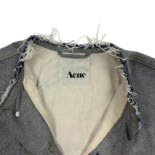 Load image into Gallery viewer, Women&#39;s Distressed Acne Studios Two Tone Denim Jacket - Size S/M

