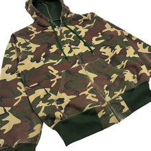 Load image into Gallery viewer, Civilian Woodland Camo Thermal Lined Hoodie - Size M
