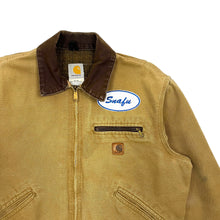 Load image into Gallery viewer, Carhartt Snafu Patch Detroit Blanket-Lined Work Jacket - Size L
