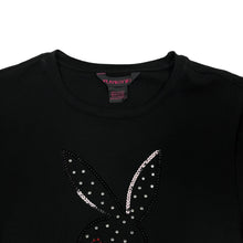 Load image into Gallery viewer, Women's Playboy Rhinestone Bunny Tee - Size M
