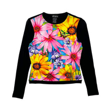 Load image into Gallery viewer, Women’s No Boundaries Stretch Floral Sheer Long Sleeve - Size S
