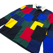 Load image into Gallery viewer, Polo By Ralph Lauren Patchwork Rugby Shirt - Size XL

