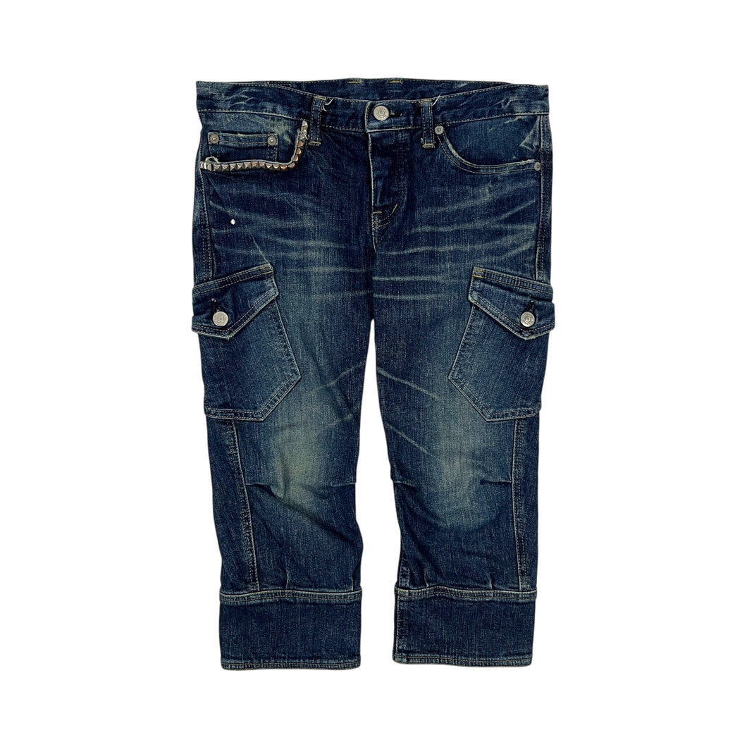 Women's Hysteric Glamour Studded Denim Capris - Size M
