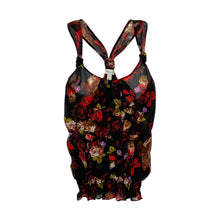 Load image into Gallery viewer, Women's Dynamite Floral Riffled Top - Size XS
