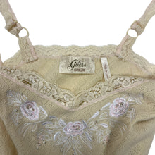 Load image into Gallery viewer, Women&#39;s Guess Rhinestone &amp; Lace Embellished Tank Top - Size S
