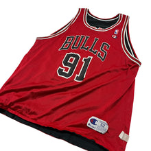 Load image into Gallery viewer, Champion Chicago Bulls Rodman 33 Reversible Basketball Jersey - Size XL
