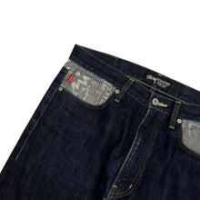 Load image into Gallery viewer, Stussy Rough &amp; Rugged Graffiti Denim Jeans - Size 34"
