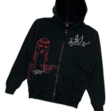 Load image into Gallery viewer, Women&#39;s Emily The Strange Zip Up Hoodie - Size M
