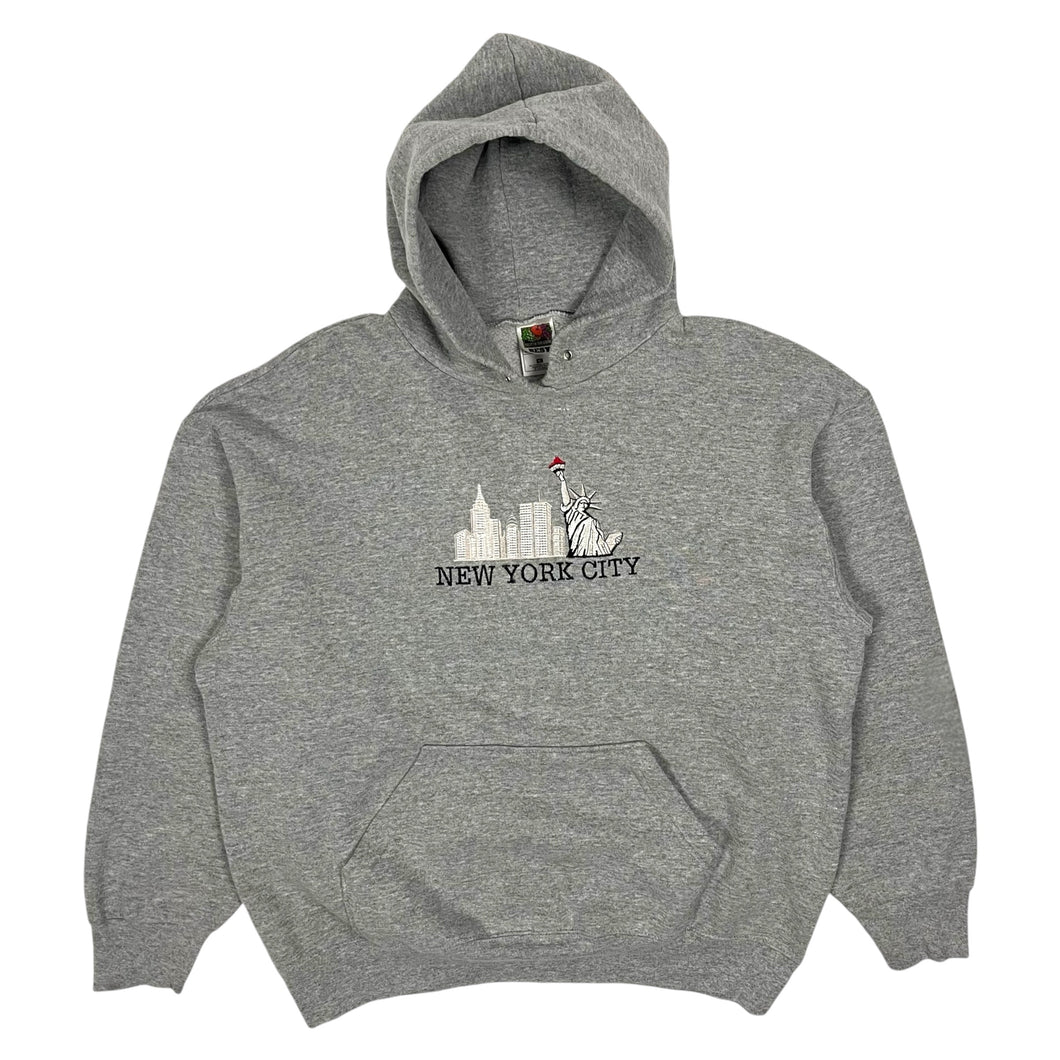 New York City Embroidered Pullover Hoodie - Size L/XL