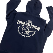 Load image into Gallery viewer, True Religion Zip-Up Hoodie - Size S/M
