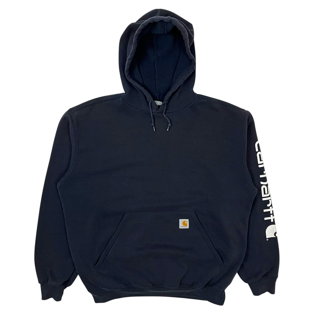 Carhartt Sleeve Spellout Hoodie- Size XL